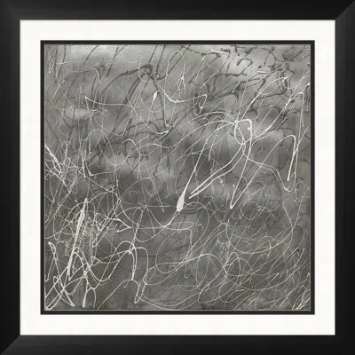 Wendover Art Group Gray Expressionism 3 - Picture Frame Painting On Paper