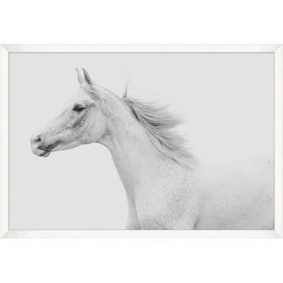 Wendover Art Group Gray Strides By Lillian August - Picture Frame Photograph On Paper In White