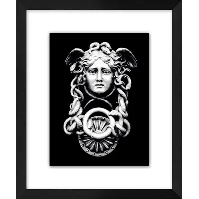 Wendover Art Group Greek Details 3 By Mat Sanders - Single Picture Frame Photograph In Black;white
