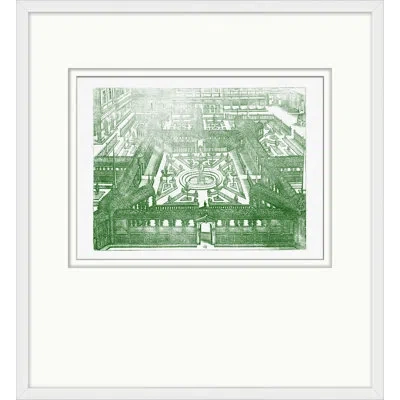 Wendover Art Group Green Mazes 3 In Green,white