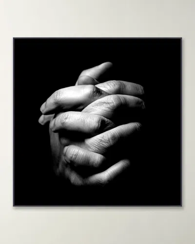 Wendover Art Group Hand In Hand Devotion Framed Giclee In Black