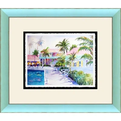 Wendover Art Group Happy Hour At Sopers Hole - Picture Frame Painting Print On Paper In Multicolor
