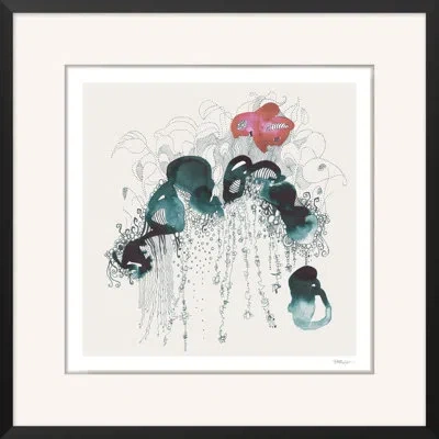 Wendover Art Group Haze - Picture Frame Graphic Art On Paper In Green;pink