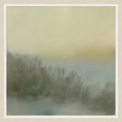 Wendover Art Group Hazy Sand Dunes - Picture Frame Painting On Paper In Green