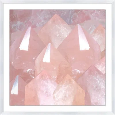 Wendover Art Group Healing Minerals 2 - Picture Frame Photograph On Paper In Pink