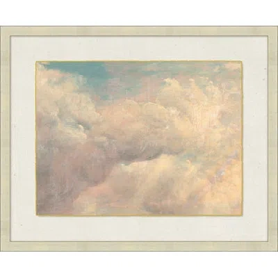 Wendover Art Group Heavenly Skies 1 - Picture Frame Painting On Paper In Blue;pink;ivory