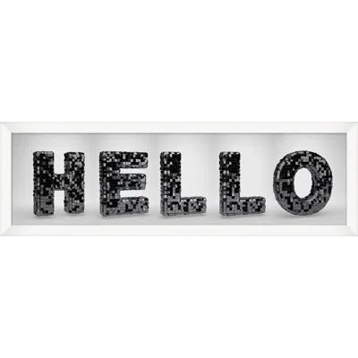 Wendover Art Group Hello Disco In Black,white,gray