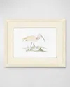 Wendover Art Group Heron Stance 2 Giclee In White