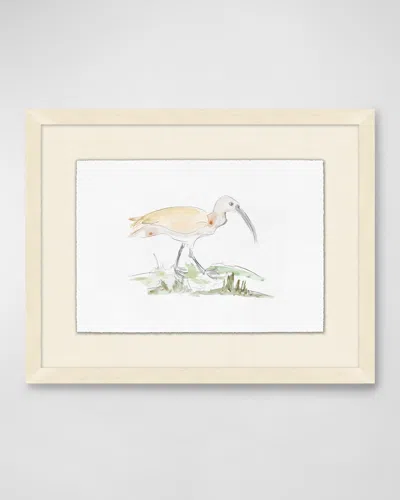 Wendover Art Group Heron Stance 2 Giclee In White
