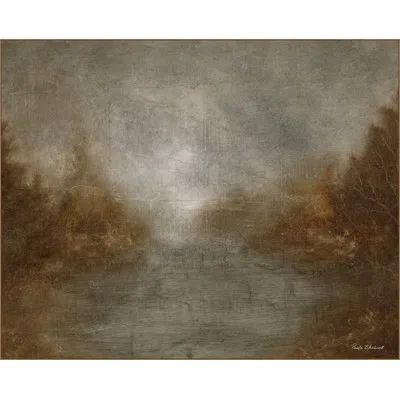 Wendover Art Group Hidden Brook - Floater Frame Painting On Canvas In Multi