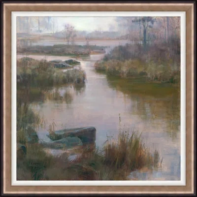 Wendover Art Group Hidden Reservoir 1 - Picture Frame Painting On Paper In Multicolor