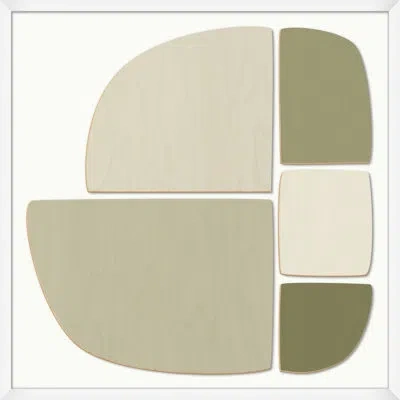 Wendover Art Group Hidden Wooden Secrets 1 In Olive,white,gray