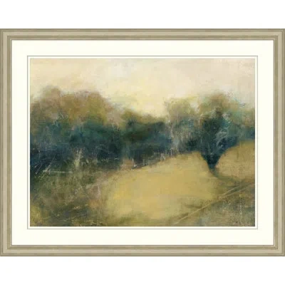 Wendover Art Group Hillside - Picture Frame Painting On Paper In Green;beige