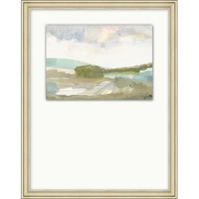 Wendover Art Group Horizons Gallery 2 - Single Picture Frame Print In Blue,green,gray