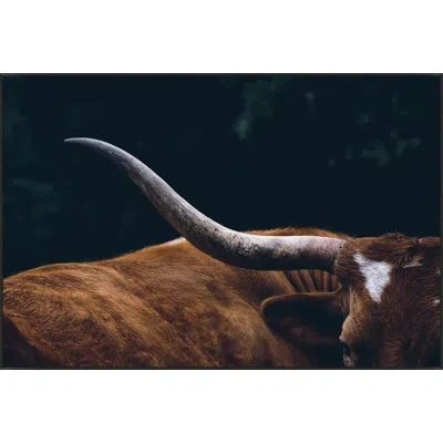 Wendover Art Group Horns Up In Brown,black,white,ivory