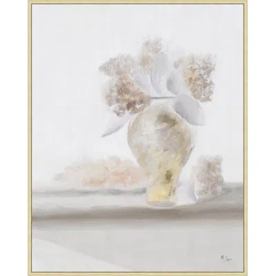 Wendover Art Group Hydrangea In Pink And White - Painting On Canvas In White;beige;yellow
