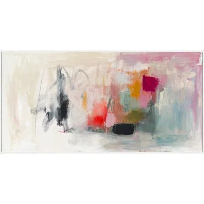 Wendover Art Group I Don't Like The Color Blue In Multi;red,blue,black,ivory