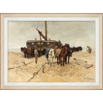 Wendover Art Group Impressions Of Our Coast 5 - Picture Frame Painting On Paper In Brown;ivory