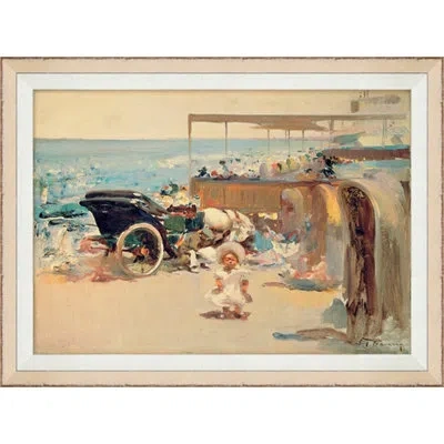 Wendover Art Group Impressions Of Our Coast 6 - Picture Frame Painting On Paper In Blue;brown;beige