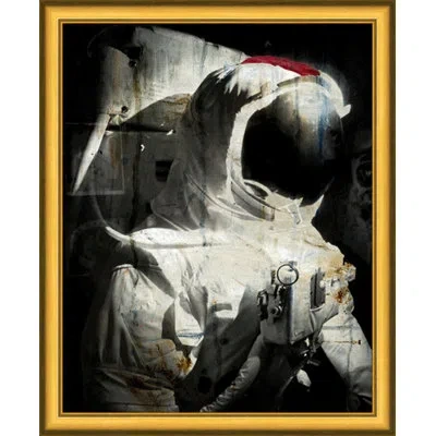Wendover Art Group In Space 1 By Thom Filicia - Picture Frame Photograph On Canvas In Black;gray