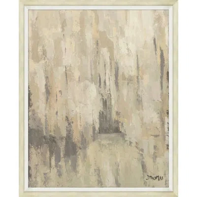 Wendover Art Group In The Distance - Picture Frame Painting On Paper In Beige