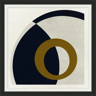 Wendover Art Group In The Middle 4 By Christopher Kennedy - Picture Frame Graphic Art On Paper In Black;beige