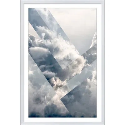 Wendover Art Group In The Sky 2 - Picture Frame Photograph On Paper In Blue;white