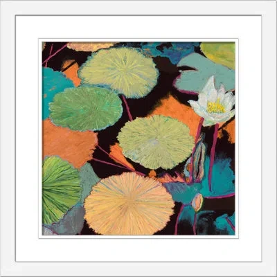 Wendover Art Group Inas Magic - Picture Frame Painting On Paper In Green;orange