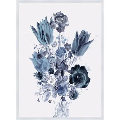 Wendover Art Group Infrared Still Life - Picture Frame Painting In Black;white;navy