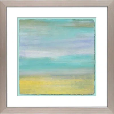 Wendover Art Group Into The Deep I - Framed Painting In Green;yellow;purple