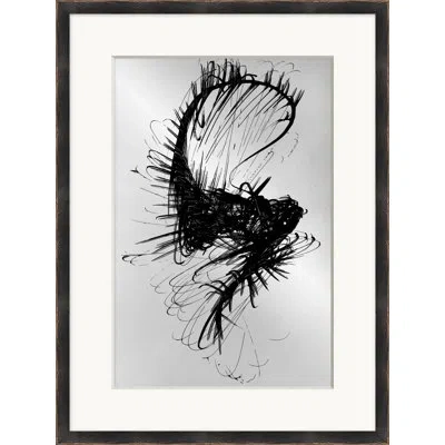 Wendover Art Group Intrepid On Silver Leaf 1 - Picture Frame Painting On Paper In Black