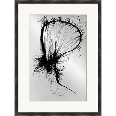 Wendover Art Group Intrepid On Silver Leaf 2 - Picture Frame Painting On Paper In Black