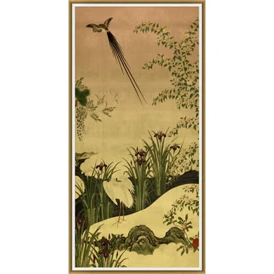 Wendover Art Group Jardin D'oiseaux 2 - Picture Frame Painting On Paper In Brown