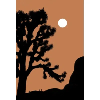 Wendover Art Group Joshua Tree Dance 5 In Orange,black,white