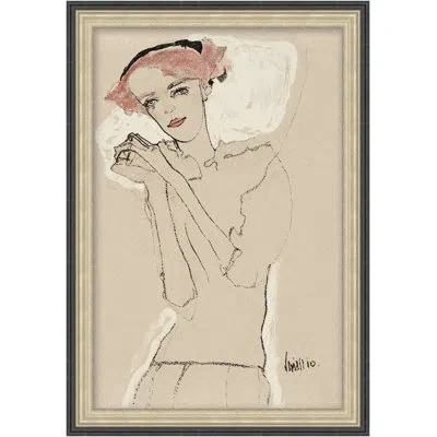 Wendover Art Group Josie - Picture Frame Painting On Paper In Neutral