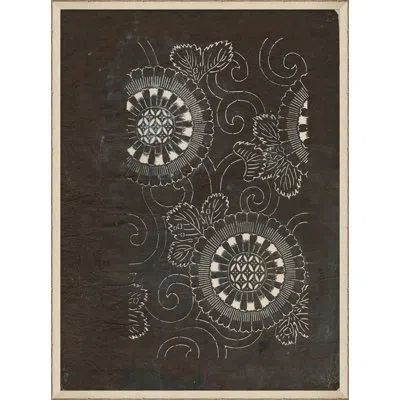 Wendover Art Group Katagami 1 - Picture Frame Graphic Art On Paper In White;gray