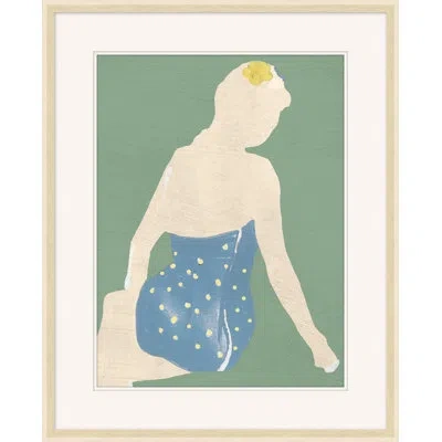 Wendover Art Group Lake Glamour 4 - Picture Frame Painting In Blue;green;nude