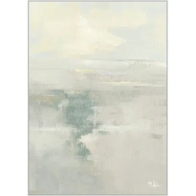 Wendover Art Group Lake Of Haze In Gray,ivory