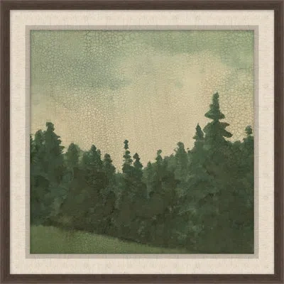 Wendover Art Group Land And Water 3 - Picture Frame Painting On Paper In Green;beige