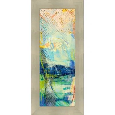 Wendover Art Group Layred Experiment 3 - Picture Frame Painting In Brown;green