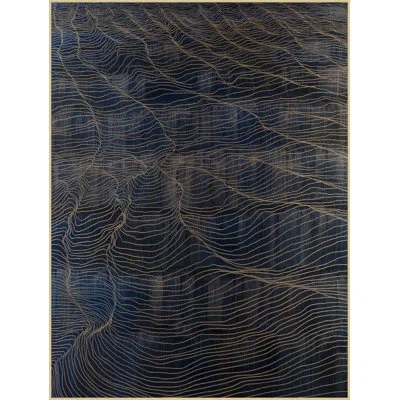 Wendover Art Group Libretto - Floater Frame Painting On Canvas In Black