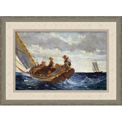 Wendover Art Group Life On The Water 2 - Picture Frame Painting On Paper In Multi