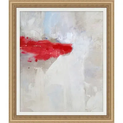 Wendover Art Group Light House By Thom Filicia - Picture Frame Painting On Canvas In Gray;red