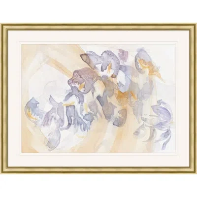 Wendover Art Group Lilac Whispers 1 - Picture Frame Painting On Paper In Beige;purple
