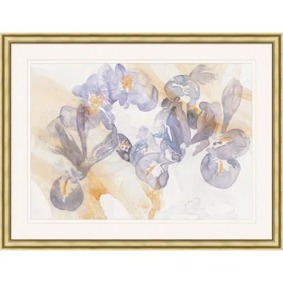 Wendover Art Group Lilac Whispers 2 - Picture Frame Painting On Paper In White;beige;purple