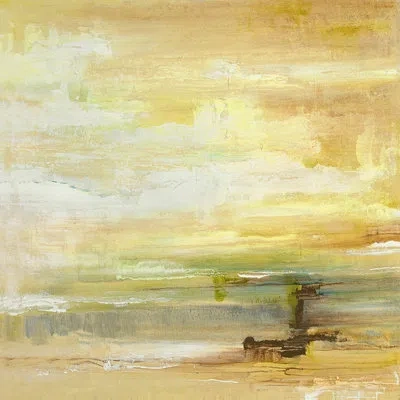 Wendover Art Group Lime Dreams - Unframed Painting On Canvas In White;green;yellow