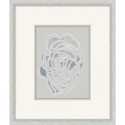 Wendover Art Group Line Exploration 9 By Socal - Picture Frame Graphic Art On Paper In Gray;purple