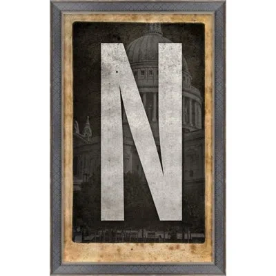 Wendover Art Group London N St. Paul's - Picture Frame Textual Art On Paper In Brown;gray