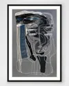 Wendover Art Group Long And Lined 2 Framed Giclee In Grey/black