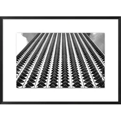 Wendover Art Group Look Up By Christopher Kennedy - Picture Frame Graphic Art On Paper In Black;white